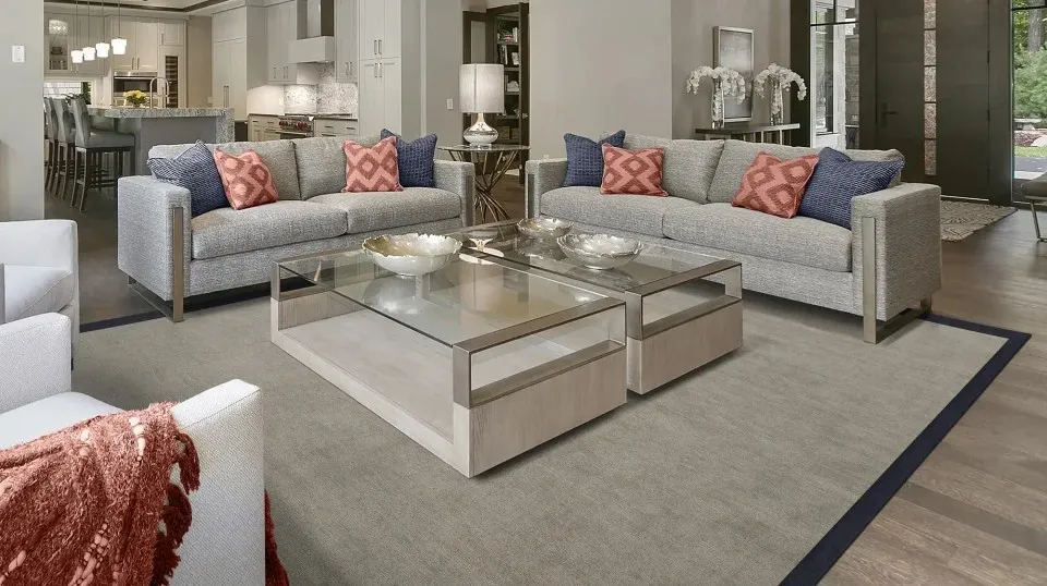 Luxury living room rugs
