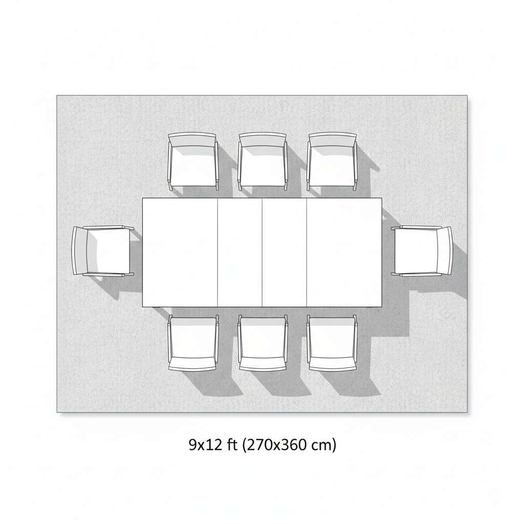 dinning area carpet 9*12